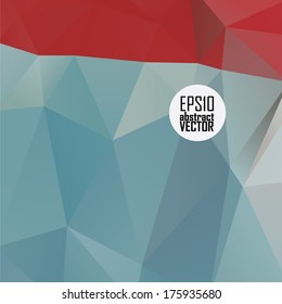 Abstract 3D geometric colorful background