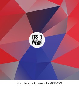 Abstract 3D geometric colorful background