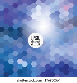 Abstract 3D geometric colorful background