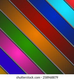Abstract 3D geometric colorful background from triangles. Vector illustration. Eps 10
