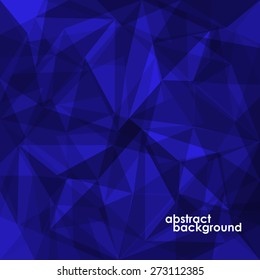 Abstract 3D geometric colorful background from triangles. Vector illustration. Eps 10