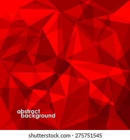 Abstract 3D geometric colorful background from triangles. Vector illustration. Eps 10