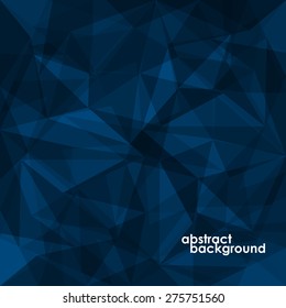 Abstract 3D geometric colorful background from triangles. Vector illustration. Eps 10