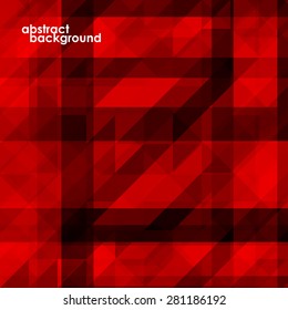 Abstract 3D geometric colorful background from triangles. Vector illustration. Eps 10