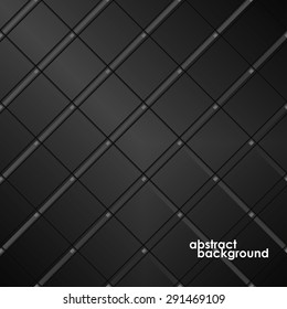 Abstract 3D geometric colorful background from stripes. Vector illustration. Eps 10