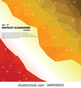 Abstract 3D geometric colorful background. Vector EPS 10 illustration.