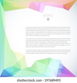 abstract 3d geometric colorful corporate letterhead paper template white colourful abstract background scene colorful digital modern artistic business fancy beauty art concept creative flag form publi