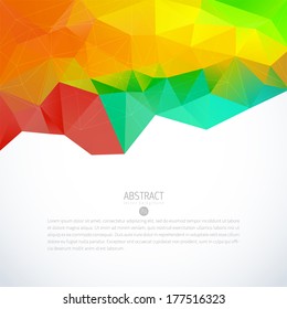 abstract 3d geometric colorful mosaic background star colourful abstract background scene colorful digital cloud modern artistic site business blue clouds fancy light beauty art concept creative flag