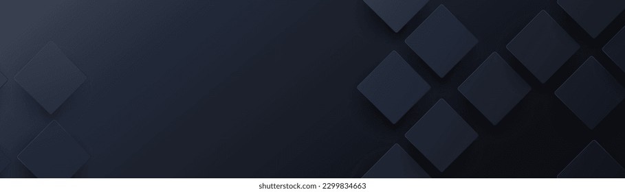 Abstract 3d geometric grey square shape background. Business  Modern Landing Page, Template, and websites. Vector illustration