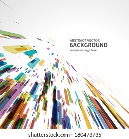 Abstract 3d geometric hexagon lines vector background. Poster or banner geometric design. 