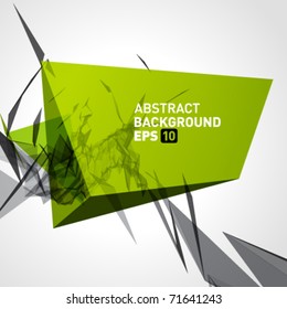 Abstract 3d geometric lines modern grunge vector background. Eps 10.