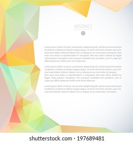 abstract 3d geometric multicolor corporate letterhead cardboard template white colorful abstract scene colourful numeric trendy artistic deal luxurious beauty science concept original flag form report