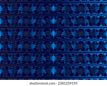 Abstract 3d geometric ornament background. Geometric design of poster or banner. Metal background.	