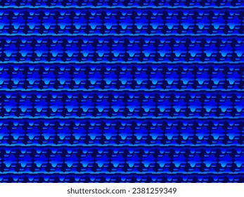 Abstract 3d geometric ornament background. Geometric design of poster or banner. Metal background.	