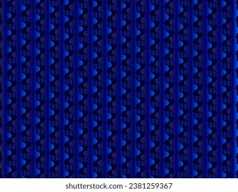 Abstract 3d geometric ornament background. Geometric design of poster or banner. Metal background.	
