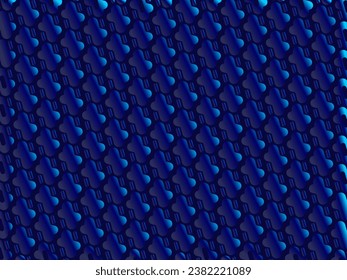 Abstract 3d geometric ornament background. Geometric design of poster or banner. Metal background.	