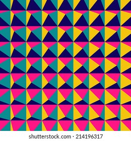 Abstract 3d geometric pattern. Polygonal background. Vector illustration.