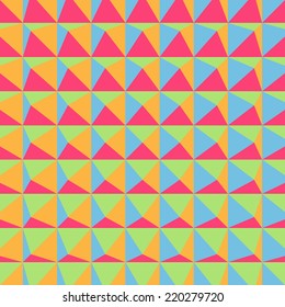 Abstract 3d geometric pattern. Polygonal background. Vector illustration.