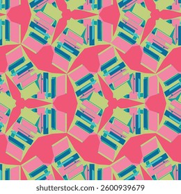 Abstract 3d geometric pattern. Polygonal background. Vector illustration. Vector illustration