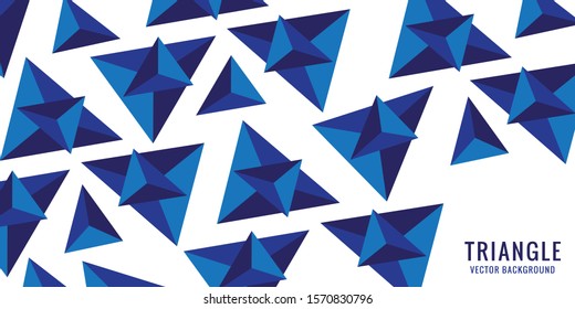 Abstract 3D Geometric, Polygonal, Triangle