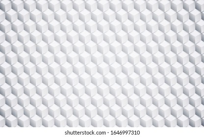 Abstract 3d geometric repeating pattern background. Vector illustration