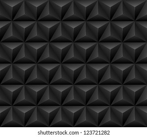 Abstract 3d geometric seamless pattern. vector illustration