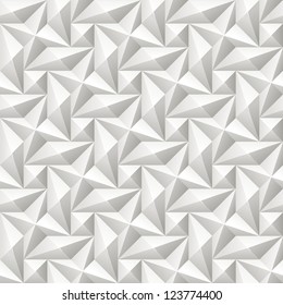 Abstract 3d geometric seamless pattern. vector illustration