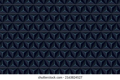 Abstract 3d geometric seamless pattern. vector illustration