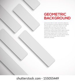 Abstract 3D geometric shapes background