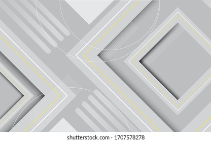 abstract 3d geometric space concept design 