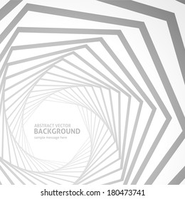 Abstract 3d geometric swirl lines vector background. Poster or banner design. 