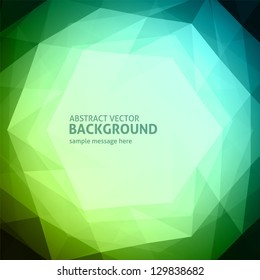 Abstract 3d geometric vector background