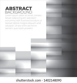 Abstract 3D geometric vector background template