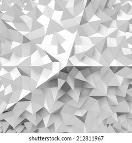 Abstract 3d geometrical background. Mosaic. Vector illustration.