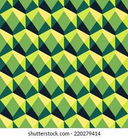 Abstract 3d geometrical background. Mosaic. Vector illustration. 