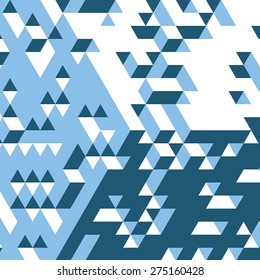 Abstract 3d geometrical background. Mosaic. Vector illustration.