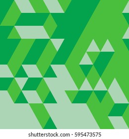 Abstract 3d geometrical background. Mosaic. Vector illustration. 