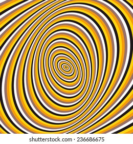 Abstract 3d geometrical background. Pattern with optical illusion. Vector illustration. 