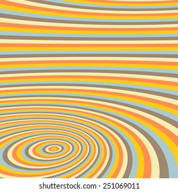 Abstract 3d geometrical background. Pattern with optical illusion. Vector illustration. 