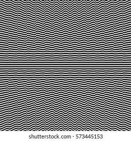 Abstract 3d Geometrical Background. Pattern With Optical Illusion. Vector Illustration.  