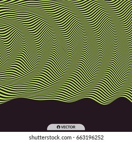 Abstract 3D geometrical background. Pattern with optical illusion. Vector illustration.