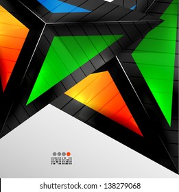 Abstract 3D Geometrical Design