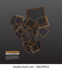 Abstract 3D geometrical design