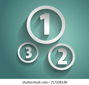 Abstract 3D Geometrical Design.