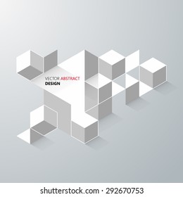 Diseño geométrico abstracto 3D