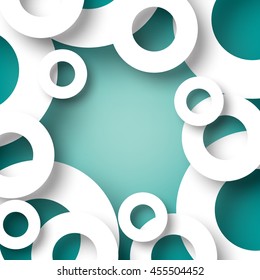 Abstract 3D Geometrical Design. EPS 10