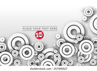 Abstract 3D Geometrical Design, eps10 vector
