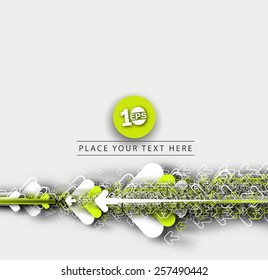 Abstract 3D Geometrical Design, eps10 vector