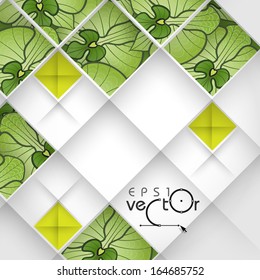 Abstract 3D Geometrical Design.  Vector Illustration. Eps 10.