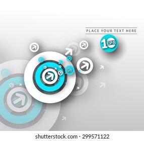 Abstract 3D Geometrical Mosaic Design, eps10 vector